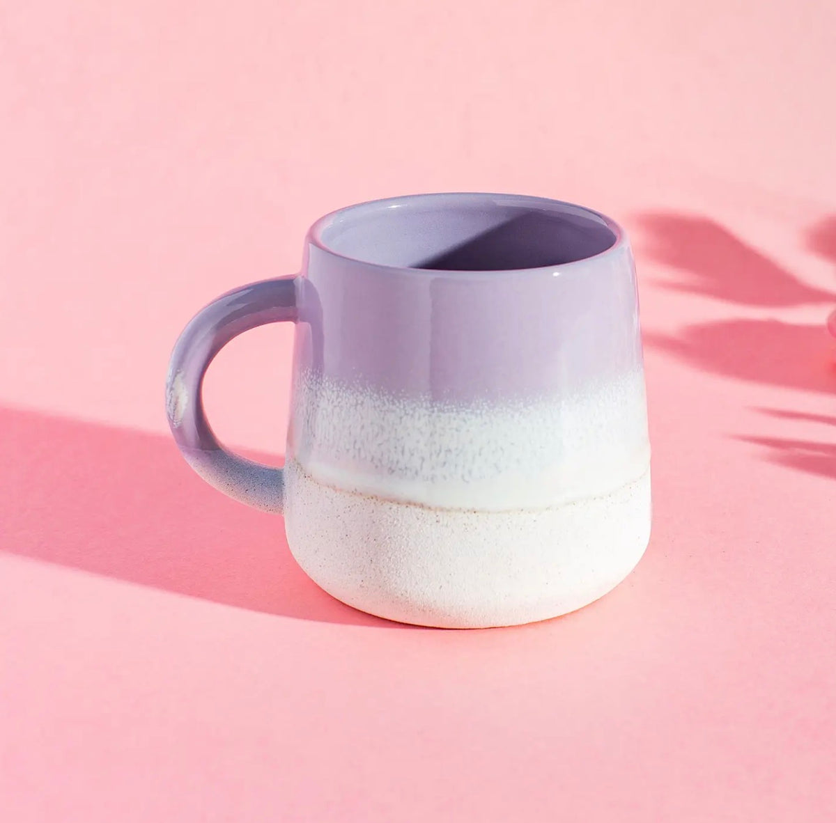 Lilac Dip Glaze mug