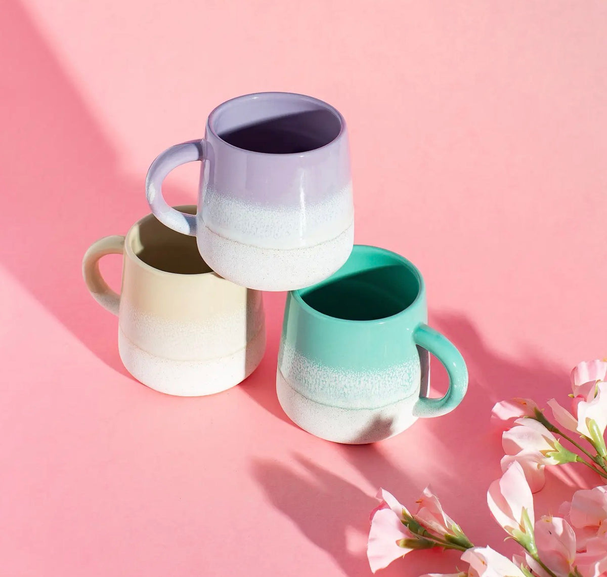 Lilac Dip Glaze mug