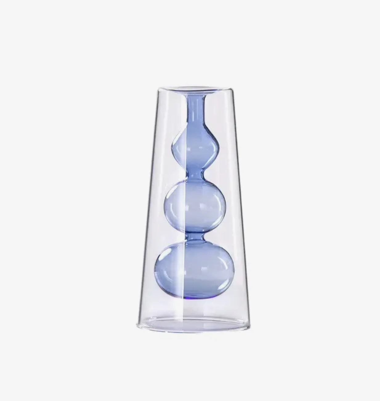 Hydrophoic Transparent Glass Vase